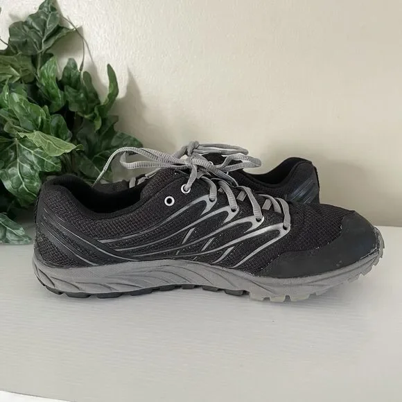 Merrell Bare Access GTX Womens Trail Running Hiking Shoes 10 Black Gray Silver - Picture 8 of 16